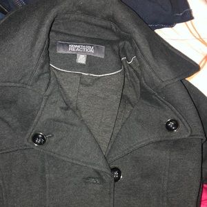 Dark Gray Kenneth Cole Reaction pea coat